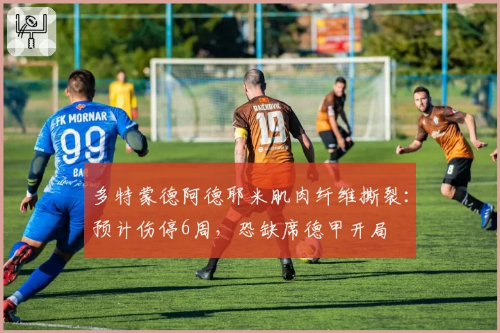 多特蒙德阿德耶米肌肉纤维撕裂:预计伤停6周,恐缺席德甲开局